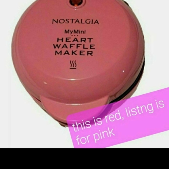 NIB Mini Heart Waffle Maker, Warranty, - Picture 8 of 11